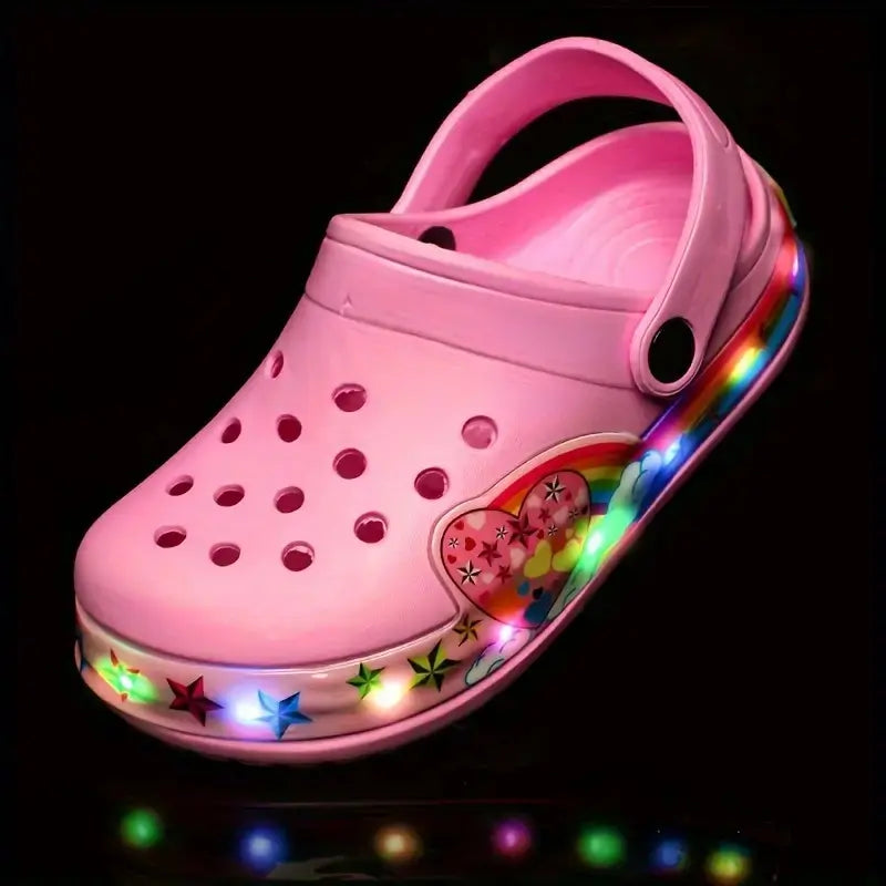 Zueco de goma con luces Led