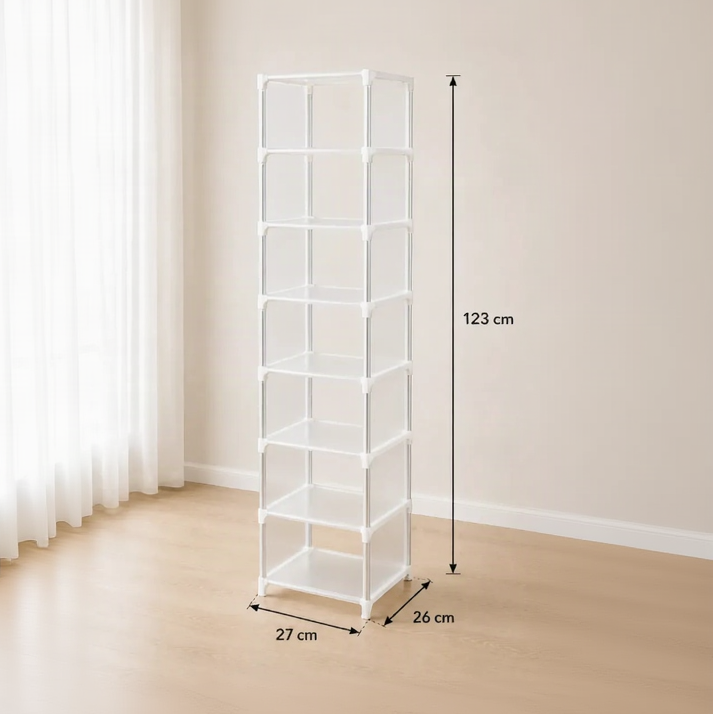 Zapatera vertical con 8 estante