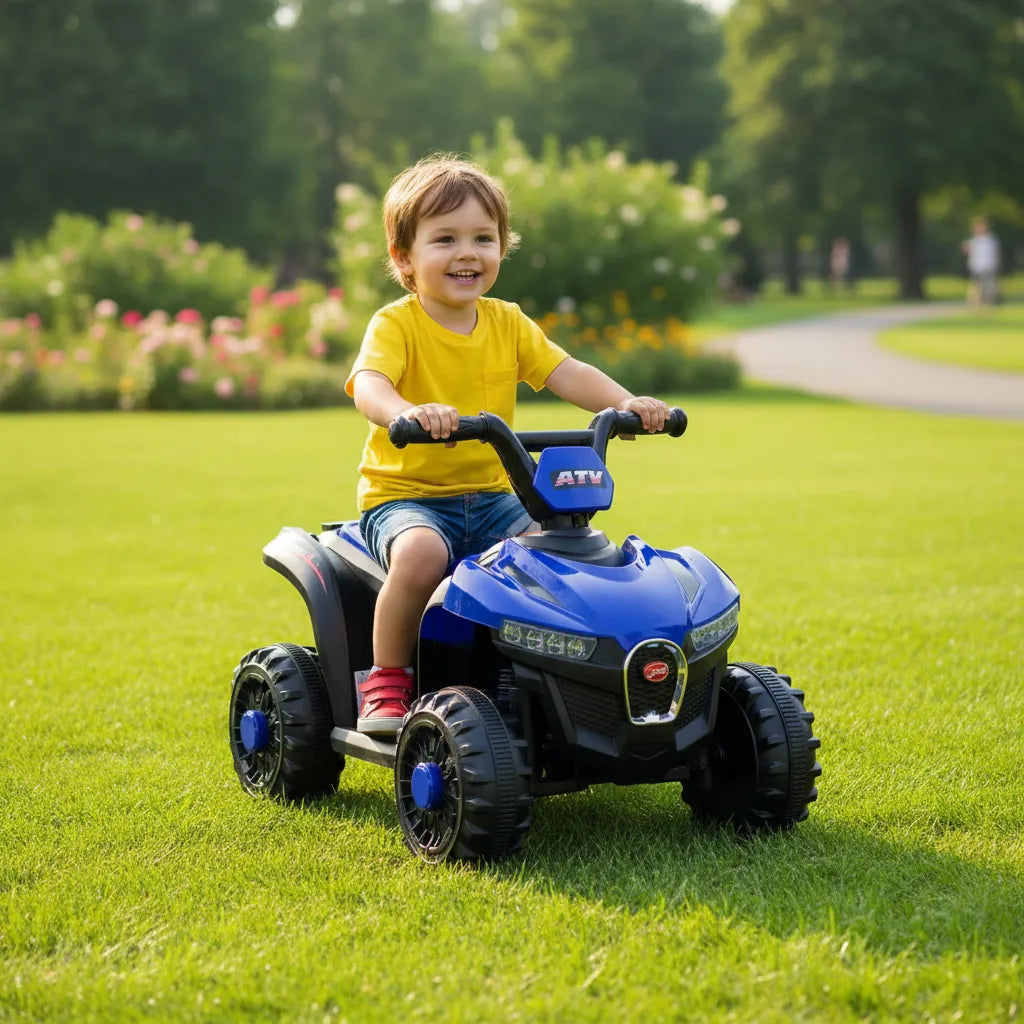 Cuatriciclo a bateria moto infantil con luces y sonido