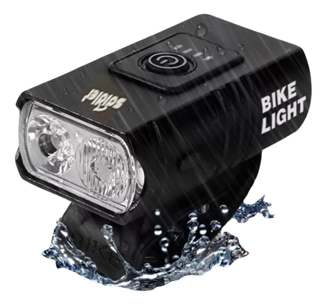 Luz LED para bicicleta con 6 modos recargable USB
