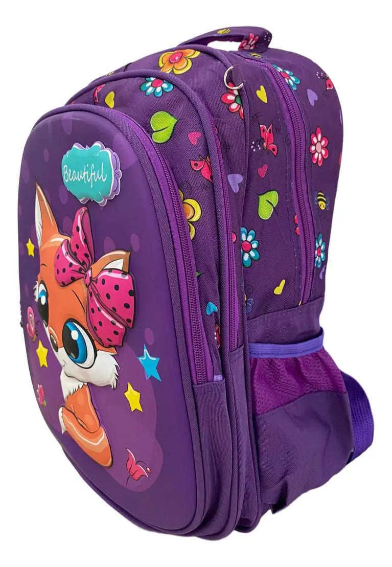 Mochila infantil escolar grande con cartuchera