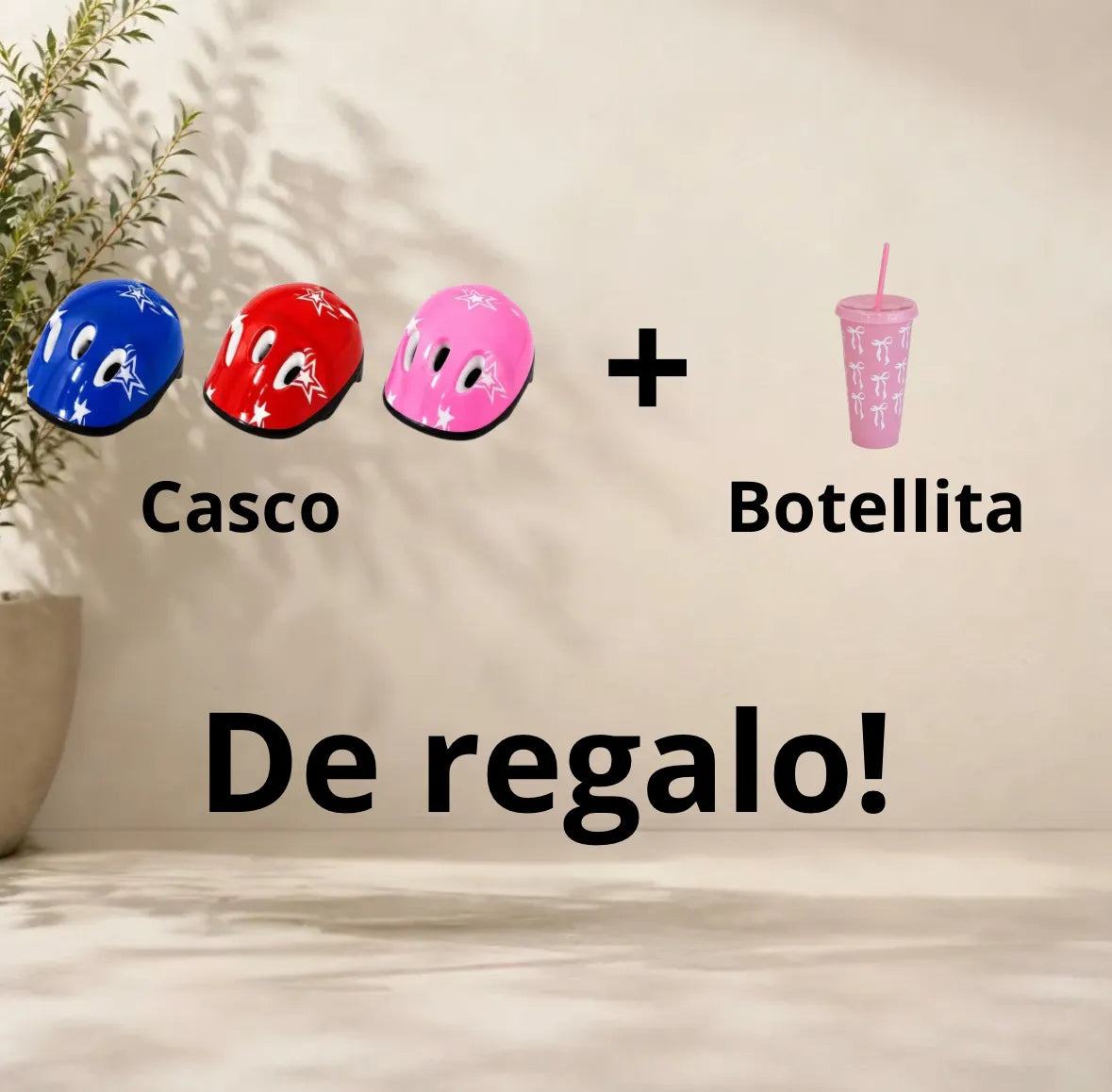 Bicicleta rodado 16 estilo Vintage con rueditas canasto, casco y vaso de regalo