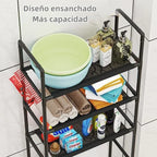 Mueble organizador sobre water con 3 estantes