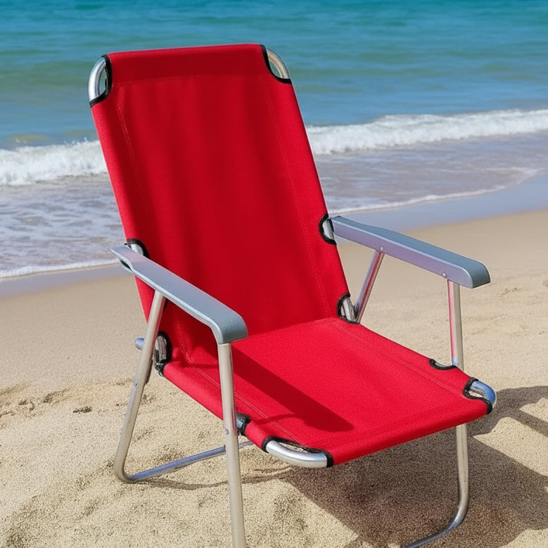 Silla reposera plegable para playa y jardín