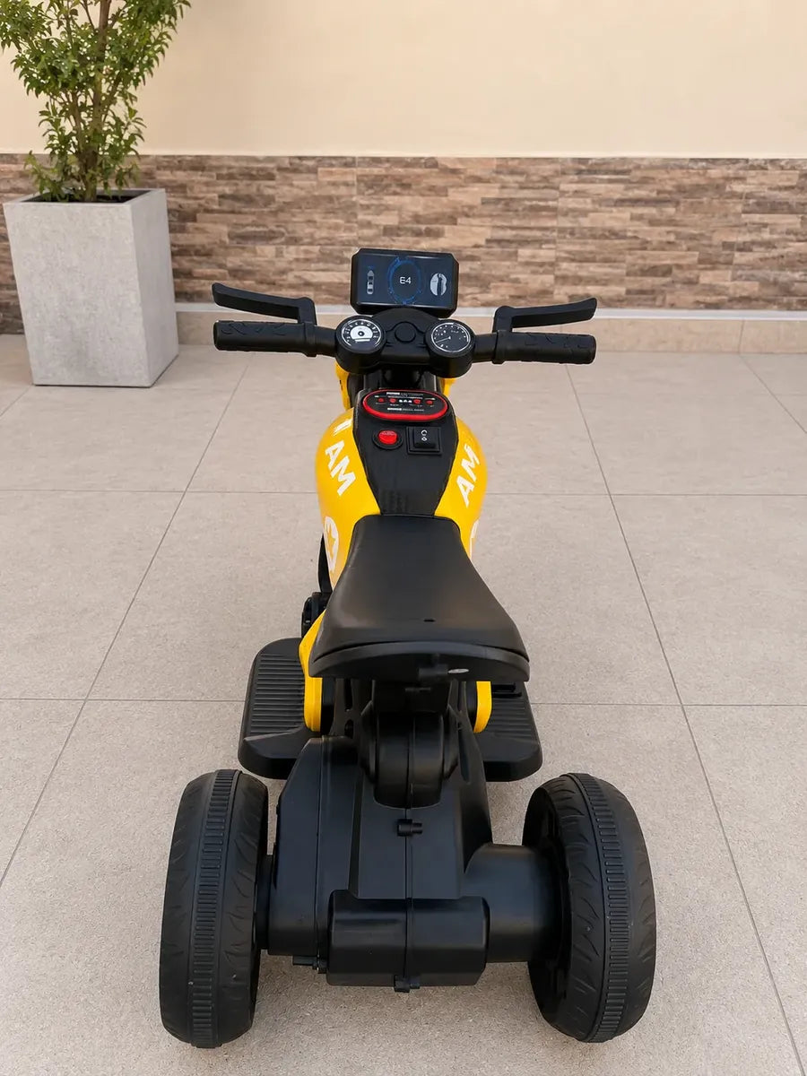 Triciclo a bateria moto infantil con luces y sonido