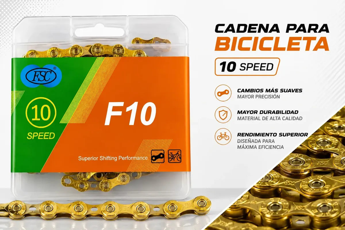Cadena de bicicleta FSC 10 velocidades
