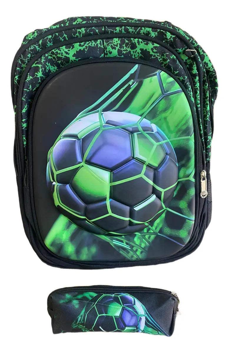 Mochila infantil escolar grande con cartuchera