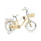 Bicicleta rodado 16 estilo Vintage con rueditas canasto y casco de regalo