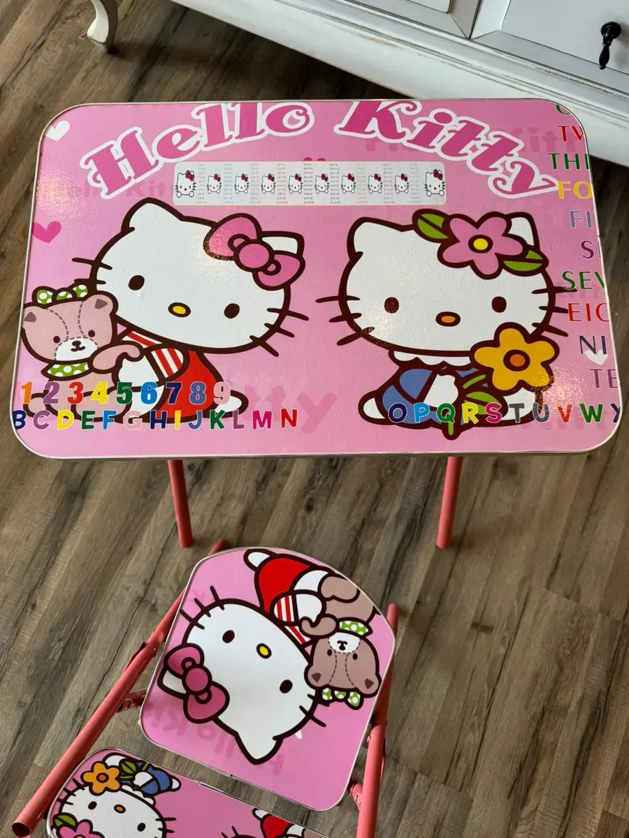 Mesa infantil con silla  Plegable