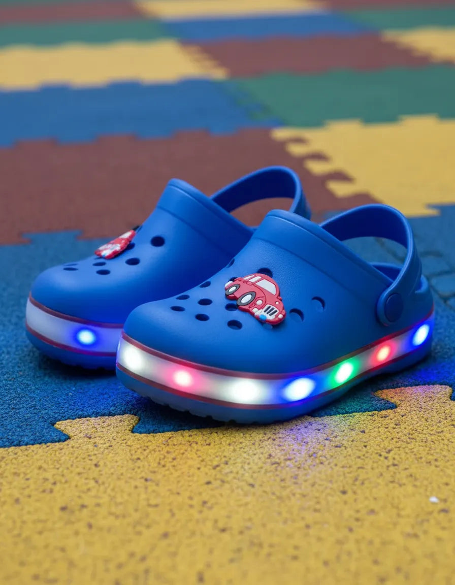 Zueco de goma con luces Led