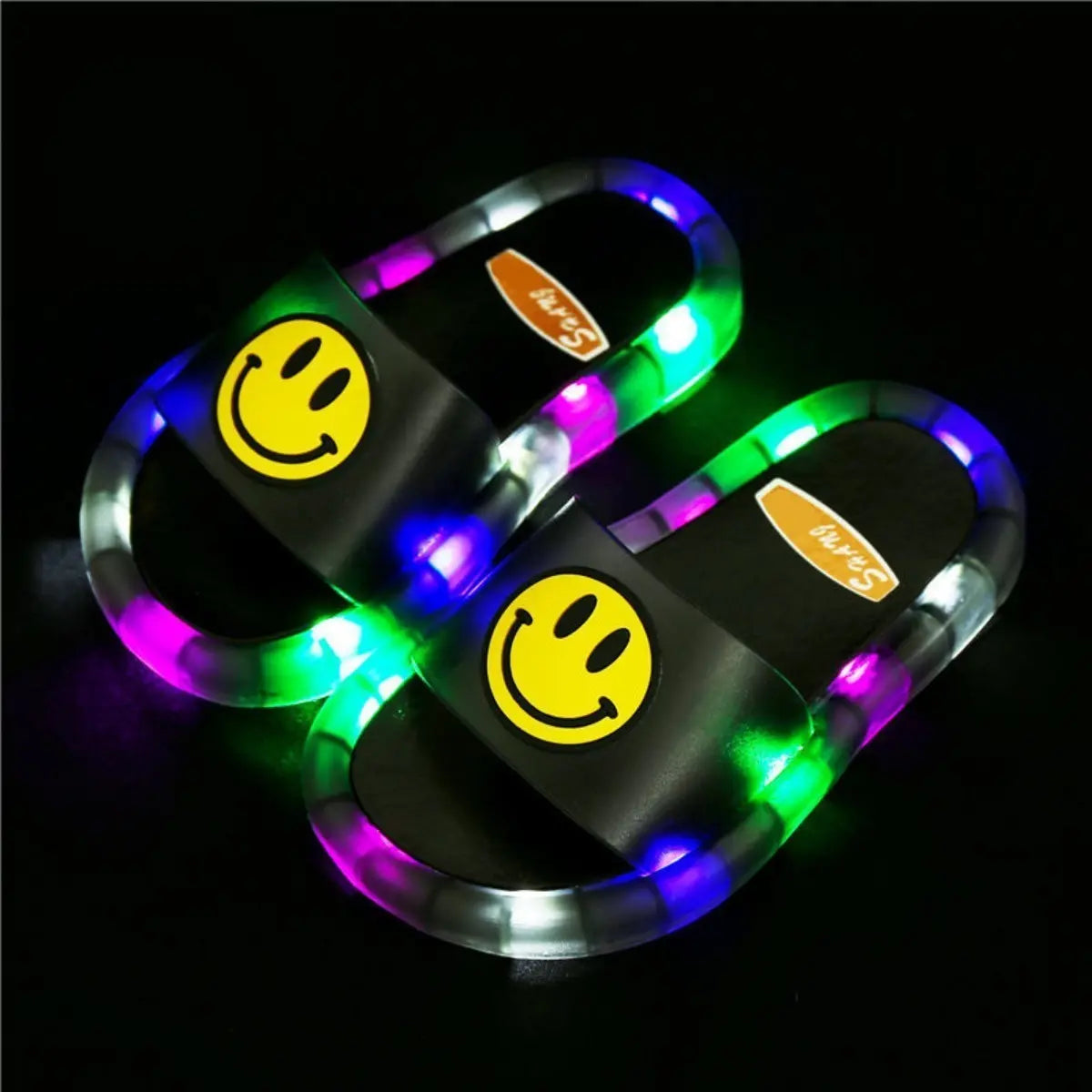Chancla de goma con luces Led