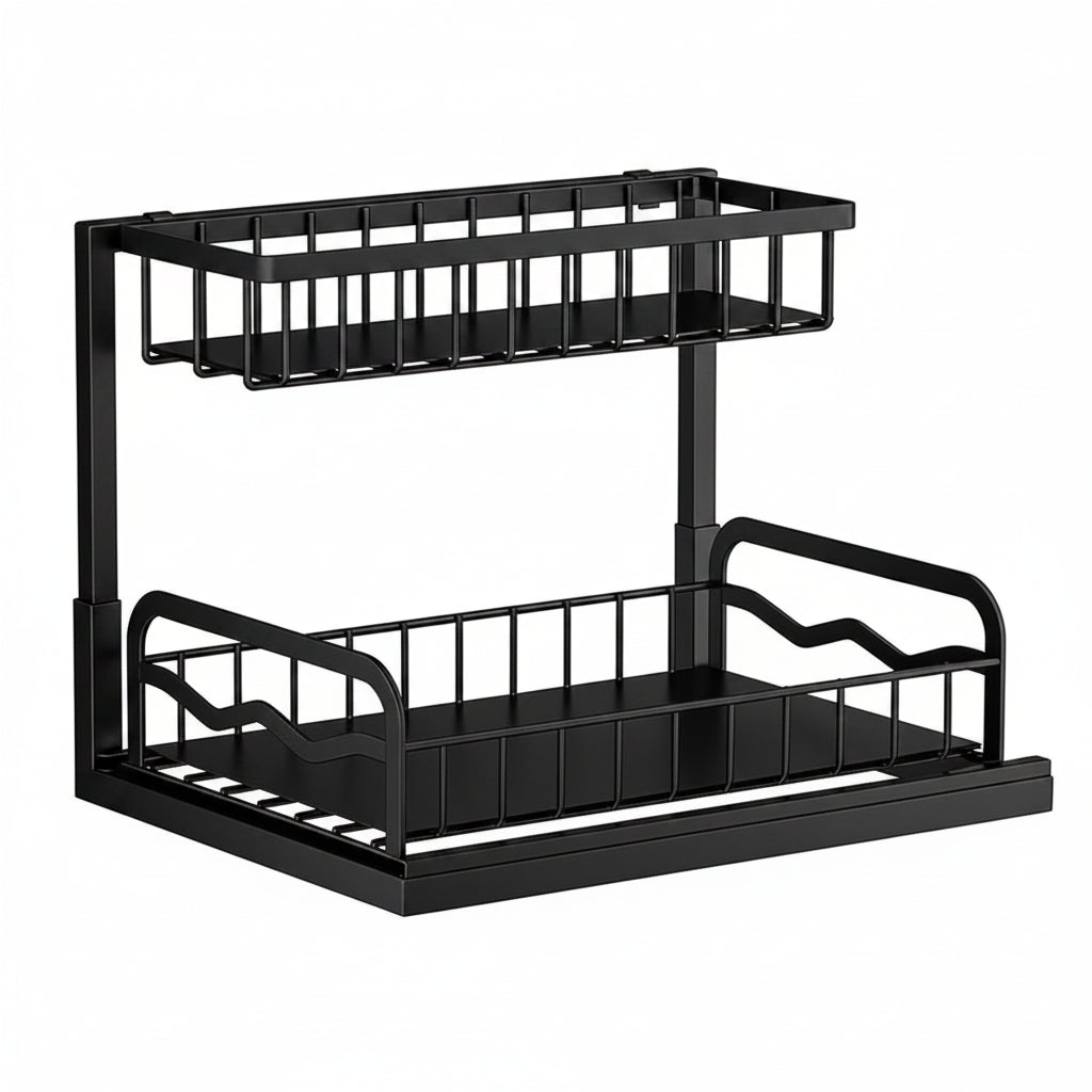 Rack organizador de cocina multiusos de 2 niveles