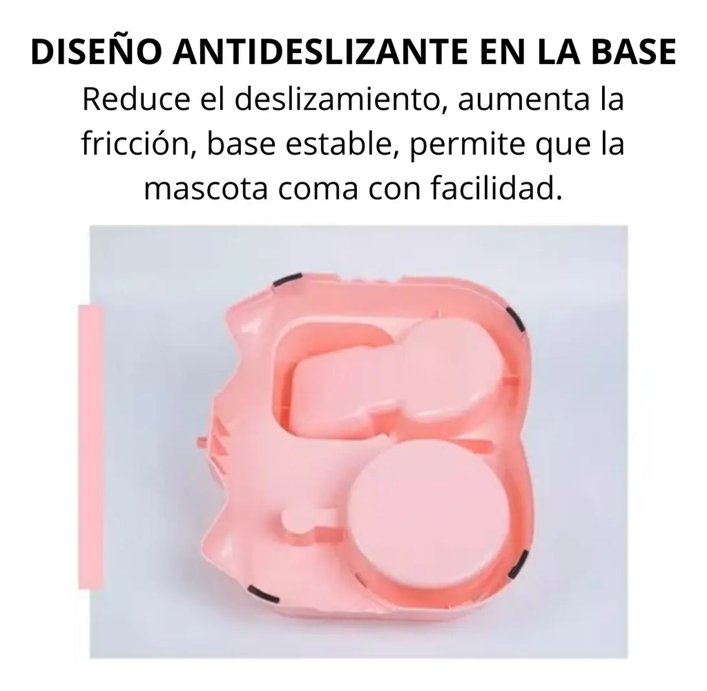 Dispensador de alimento Y agua para mascotas