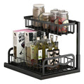 Rack organizador de cocina multiusos de 2 niveles