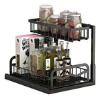 Rack organizador de cocina multiusos de 2 niveles