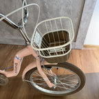 Bicicleta rodado 20 estilo Vintage con rueditas y canasto
