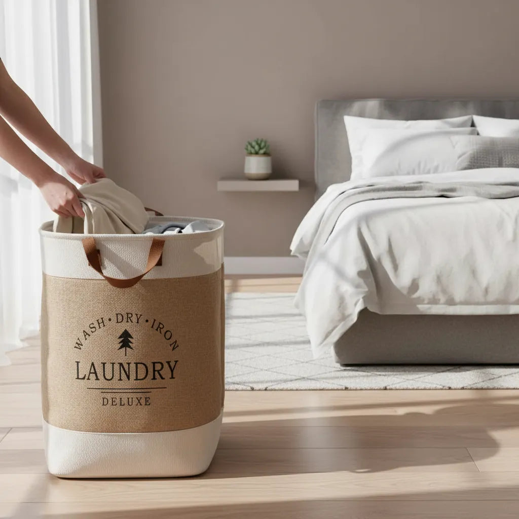 Bolsa de tela con asas para ropa