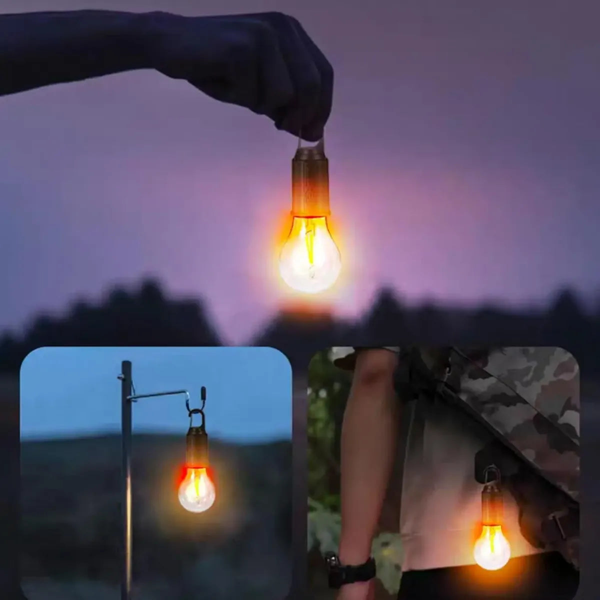 Lampara Led de  camping recargable con Usb