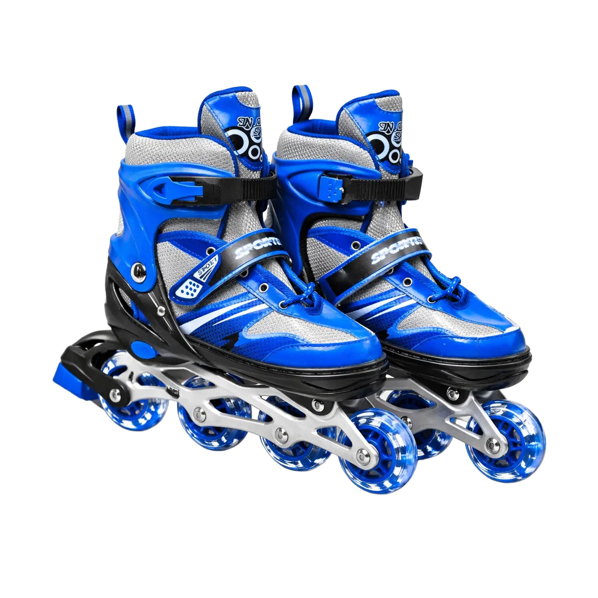Patines en línea ajustable ruedas con luces